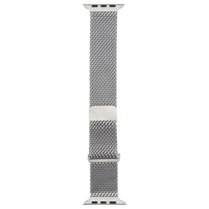 For Apple Watch 42mm / 41mm / 40mm / 38mm Double-section Magnetic Milanese Titanium Watch Band(Silver) by bashfashion