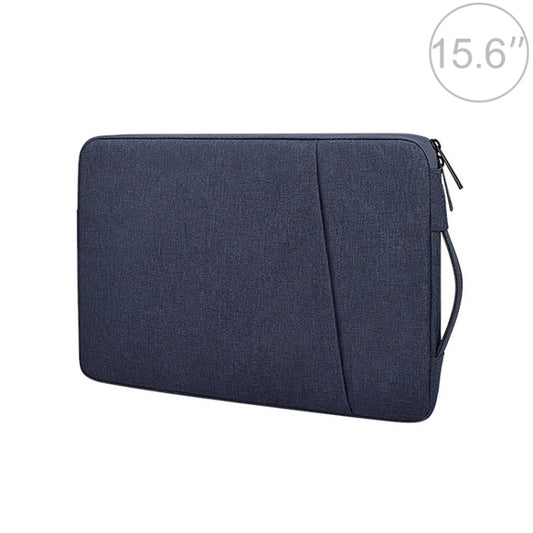 ND01D Felt Sleeve Protective Case Carrying Bag for 15.6 inch Laptop(Navy Blue) by bashfashion
