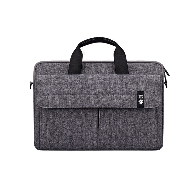 ST08 Handheld Briefcase Carrying Storage Bag without Shoulder Strap for 13.3 inch Laptop(Grey) by bashfashion