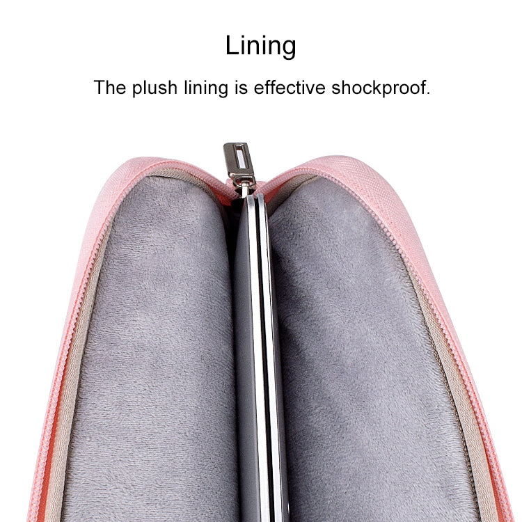 ST08 Handheld Briefcase Carrying Storage Bag with Shoulder Strap for 14.1 inch Laptop(Grey) by bashfashion