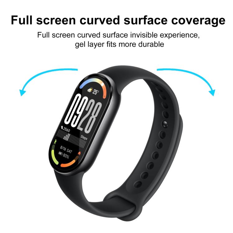 For Xiaomi Smart Band 10 2pcs xDfind Curved 3D Composite Material Soft Film Screen Protector by xDfind