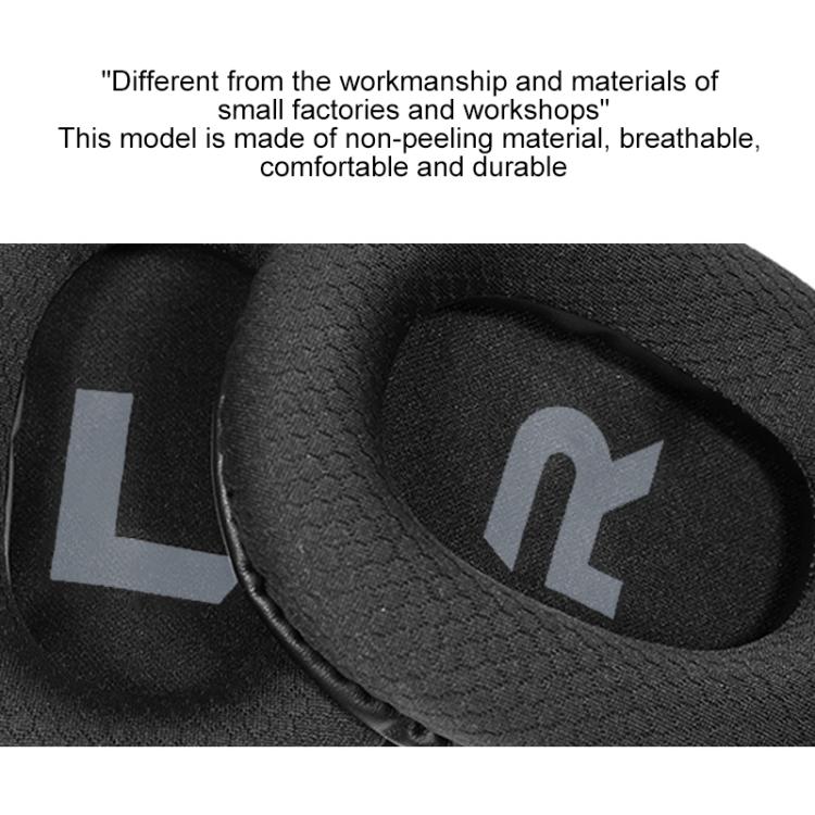 1 Pair Printing Insert Earpads For Somic G936N / G936, Material:Protein Leather(Black) by bashfashion