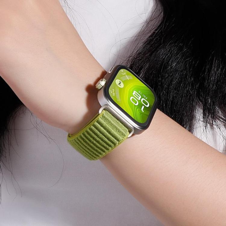 For Xiaomi Smart Band 10 / 9 / 8 xDfind Woven Nylon Hook And Loop Fastener Watch Band(Colorful) by xDfind