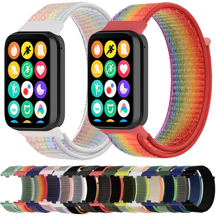 For Xiaomi Band 9 Pro/8 Pro/Redmi Watch 6/5/4 xDfind Nylon Hook and Loop Fastener Watch Band(Colorful) by xDfind