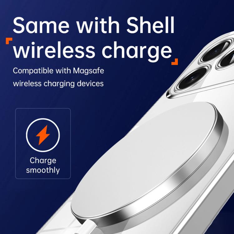 For iPhone 17 SULADA Shine Through Series Plating TPU Transparent Phone Case(Orange) by SULADA