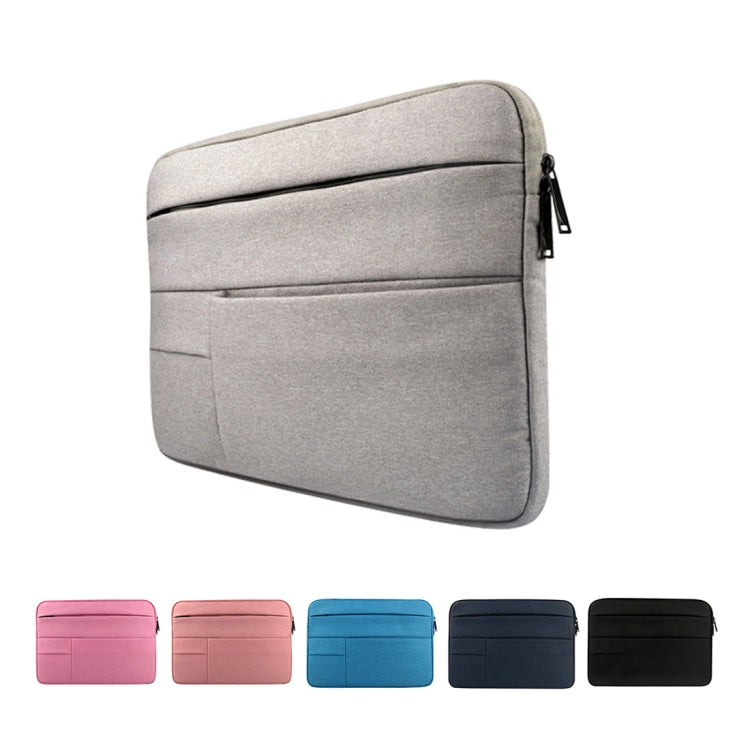 Universal Multiple Pockets Wearable Oxford Cloth Soft Portable Leisurely Laptop Tablet Bag, For 14 inch and Below Macbook, Samsung, Lenovo, Sony, DELL Alienware, CHUWI, ASUS, HP(Magenta) by bashfashion