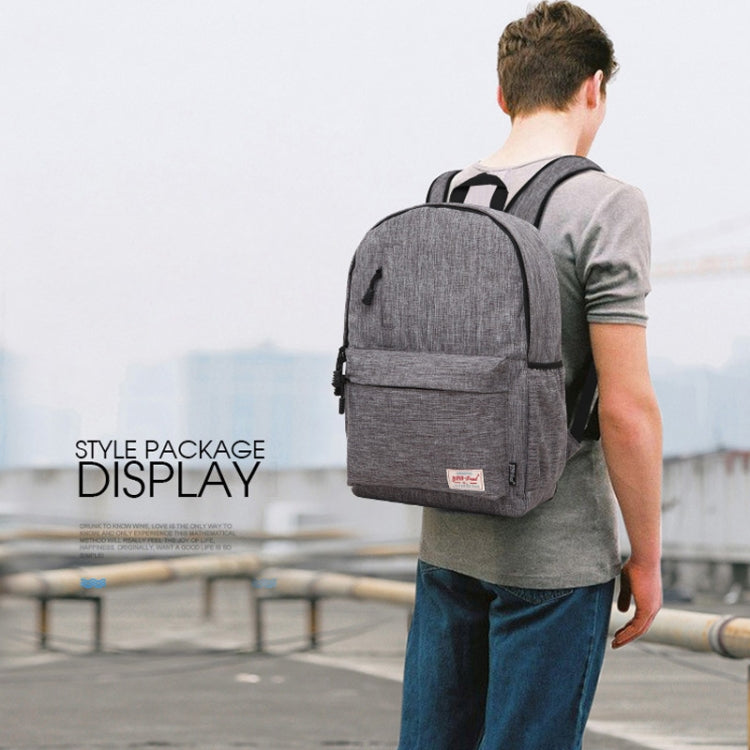 Universal Multi-Function Canvas Laptop Computer Shoulders Bag Leisurely Backpack Students Bag, Big Size: 42x29x13cm, For 15.6 inch and Below Macbook, Samsung, Lenovo, Sony, DELL Alienware, CHUWI, ASUS, HP(Black) by bashfashion