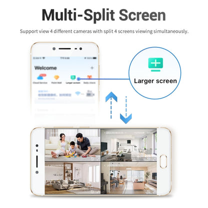 ESCAM PT201 HD 1080P Dual-band WiFi IP Camera, Support Night Vision / Motion Detection / Auto Tracking / TF Card / Two-way Audio, AU Plug by ESCAM