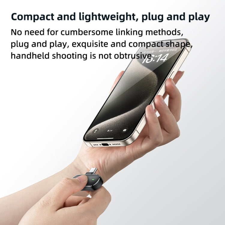 YESIDO KR17 2 in 1 Wireless Lavalier Microphone Type-C Receiver with Charging Box by Yesido