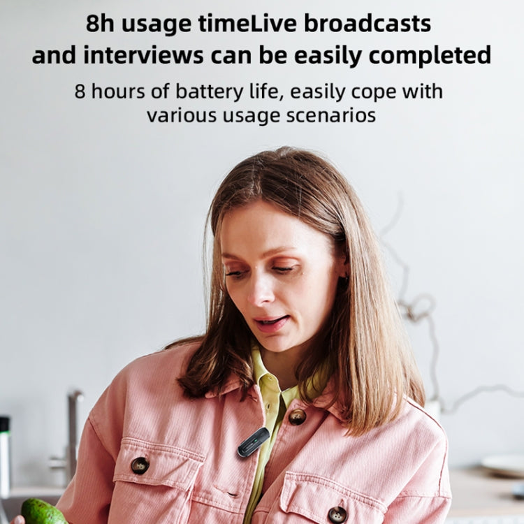 YESIDO KR17 2 in 1 Wireless Lavalier Microphone Type-C Receiver with Charging Box by Yesido