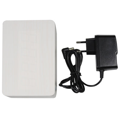 3 in 1 Wooden Clock (Alternately display time, month & date and temperature), White(White) by bashfashion