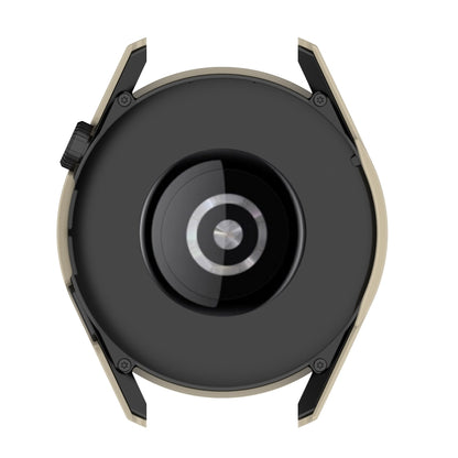 For Huawe Watch GT 3 46mm Shockproof PC Case with Tempered Glass Film(Pink) by bashfashion