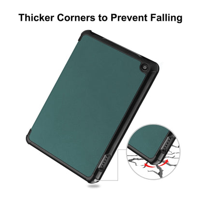 For Amazon Fire 7 12th 2022 ENKAY Smart Leather Tablet Case(Rose) by ENKAY