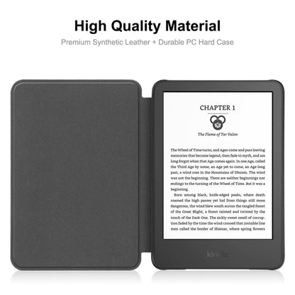 For Amazon Kindle 2022 Gen11 ENKAY Custer Texture Leather Smart Case(Dark Blue) by ENKAY