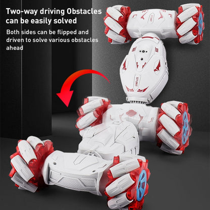 MoFun JC06 2.4G Remote Control Torsion Stunt Car, Specifications:Dual RC(Blue) by MoFun