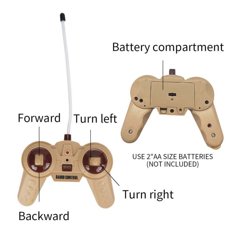 MoFun 369 Remote Control Tank 1:32 Four-way RC Vehicle(Blue) by MoFun