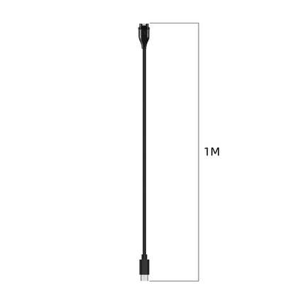 For Garmin Enduro Type-C Port Watch Charger With Data Transmission(Black) by bashfashion