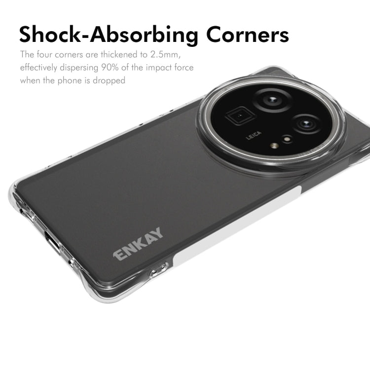 For Sharp Aquos R9 Pro ENKAY Hat-Prince Transparent TPU Shockproof Phone Case by ENKAY