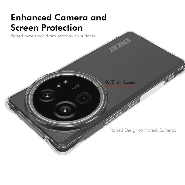 For Sharp Aquos R9 Pro ENKAY Hat-Prince Transparent TPU Shockproof Phone Case by ENKAY