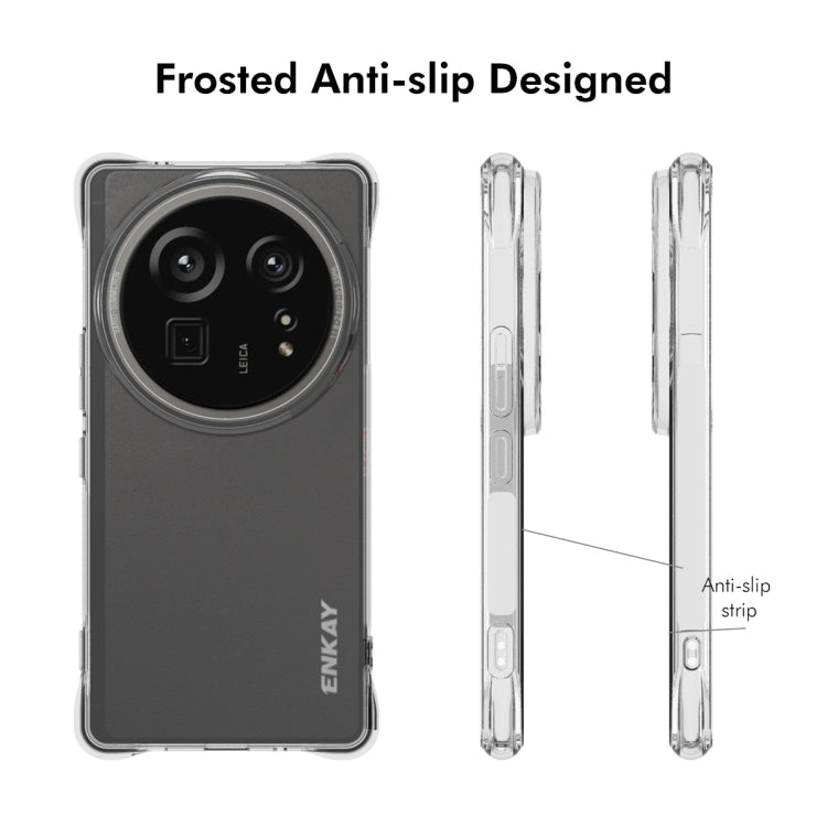 For Sharp Aquos R9 Pro ENKAY Hat-Prince Transparent TPU Shockproof Phone Case by ENKAY