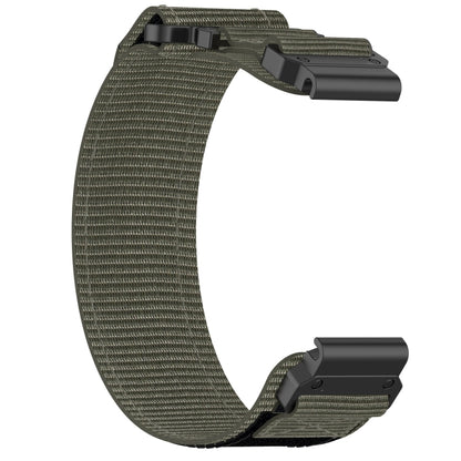 For Garmin Instinct 2 22mm Nylon Hook And Loop Fastener Watch Band(Grey) by bashfashion