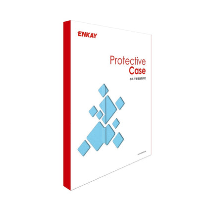 For iPad Pro 13 2025 / 2024 ENKAY Tri-fold Custer Texture Platic Leather Smart Tablet Case(Purple) by ENKAY