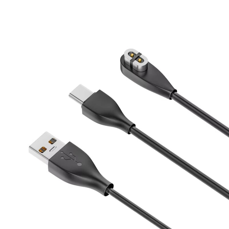 For Shokz Bone Conduction Bluetooth Earphone Magnetic Charging Cable For AS800/AS803/S810/AS700/AS660/S661(Type C to Shokz 1m) by bashfashion