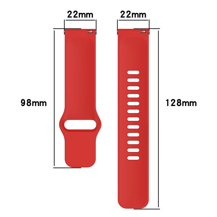 For Redmi Watch 5 Lite Youth Version Solid Color Quick Release Silicone Watch Band(Lime) by bashfashion
