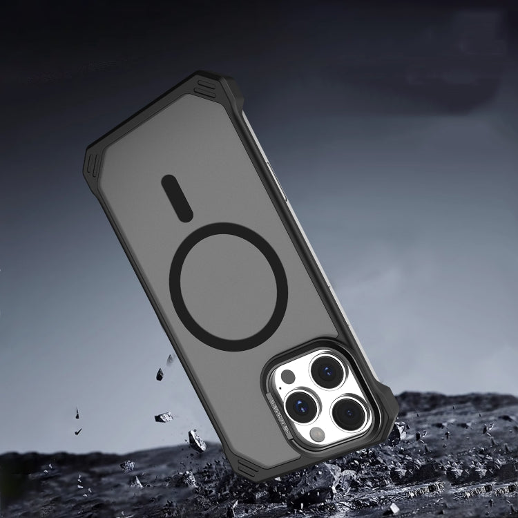 For iPhone 16 Starshield Frameless MagSafe PC Phone Case(Grey) by bashfashion