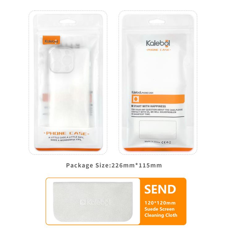 For iPhone 17 Kalebol 1.5mm Thickened Rounded Corner Transparency TPU Phone Case by Kalebol