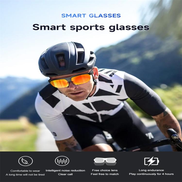 L01 Smart Glasses, Support AI Intelligent Translation / Bluetooth Call / Intelligent Noise Reduction(White) by bashfashion