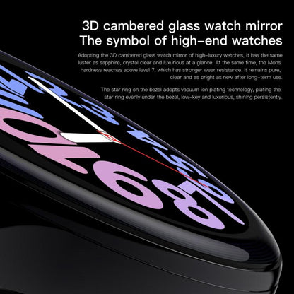 Sense 6 1.43 AMOLED Screen IP68 Waterproof Bluetooth Call Smartwatch Supports Health Monitoring(Starlight) by bashfashion