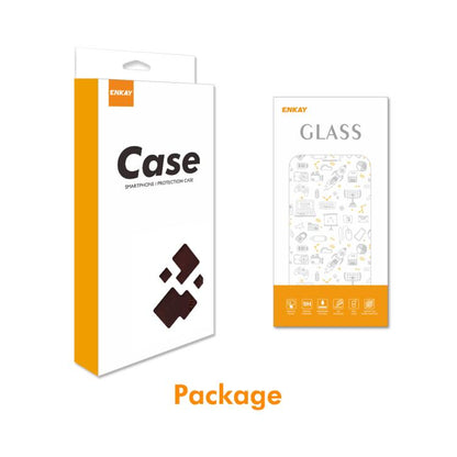 For iPhone 17 ENKAY Card Wallet Calf Texture Leather Phone Case with Thickened Glue No White Edge Film(Pink) by ENKAY