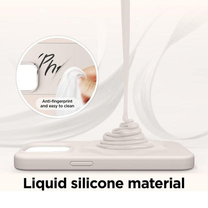 For iPhone 17 Kalebol Solid Color Simple All-inclusive Liquid Silicone Phone Case(Black) by Kalebol