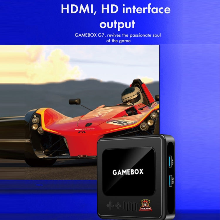 GD10 32G Built-In 10000+ Games Dual System Set-Top Box 3D Home 4K HD TV Game Console Box EU Plug(White) by ANBERNIC