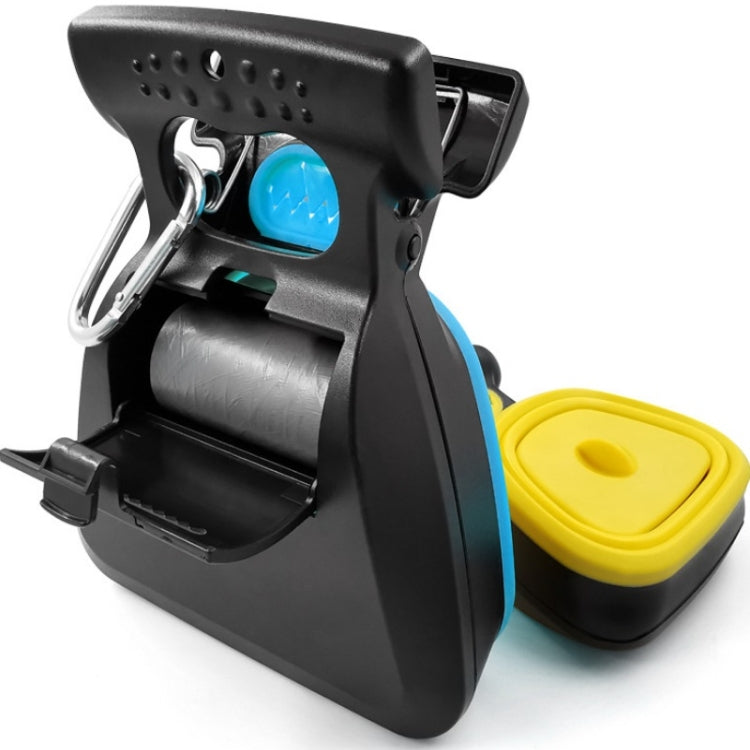 DT Portable Toilet Picker For Pets Outing Folding Clip Collector, Size: 13x10.5x5cm(Yellow) by bashfashion