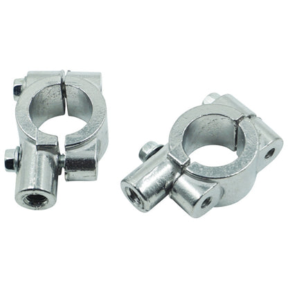 6 PCS Motorcycle Modification Accessories Handlebar Mirror Holder(M8 25mm Silver) by bashfashion