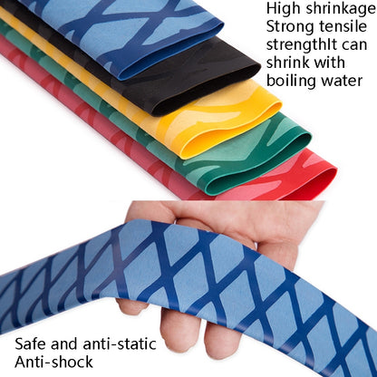 1m Fish Rod Heat Shrinkable Hand Handling Insulation Non-Slip Waterproof Sleeve, Specification: Diameter 20mm(Blue) by bashfashion