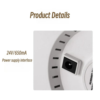 UFO Water Drop Aromatherapy Humidifier Desktop Remote Control Diffuser, Plug: AU Plug(Wood Grain) by bashfashion