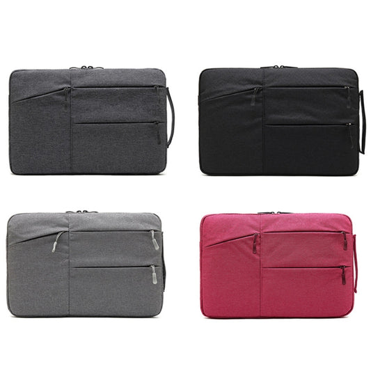 Zipper Type Polyester Business Laptop Liner Bag, Size: 13.3 Inch(Rose Red) by bashfashion