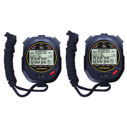 YS Millisecond Stopwatch Timer Running Training Referee Stopwatch, Style: YS2001 100 Memory by bashfashion