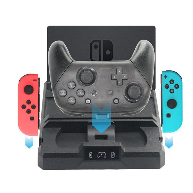 Multifunctional Game Console Handle Charging Base Storage Bracket For Nintendo Switch by bashfashion