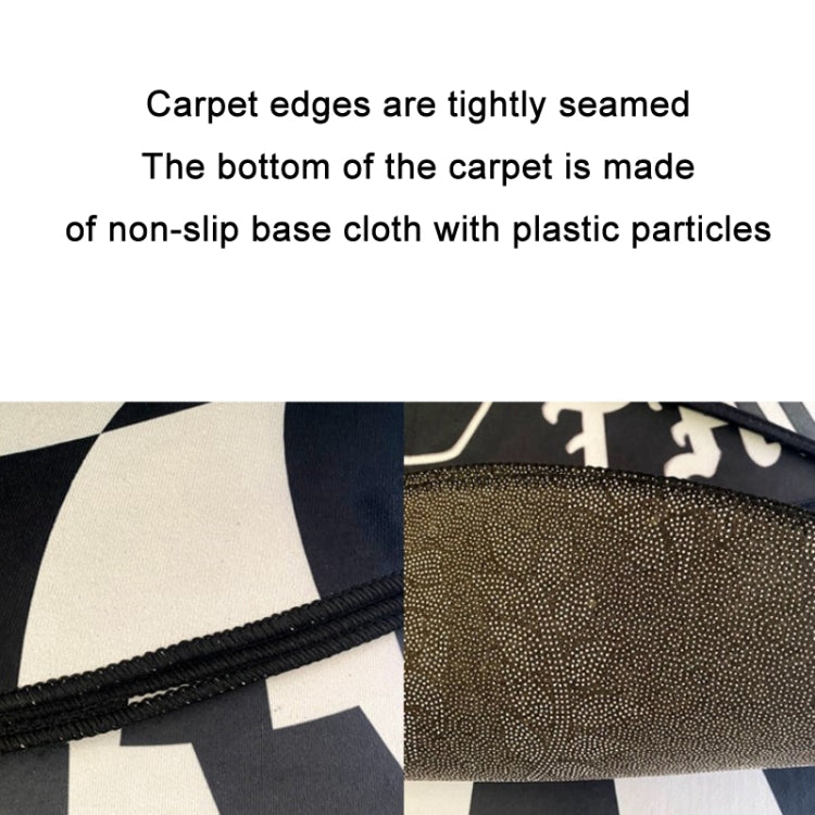 3D Stereo Rectangular Visual Geometric Living Room Carpet, Size: 80x160cm(11) by bashfashion