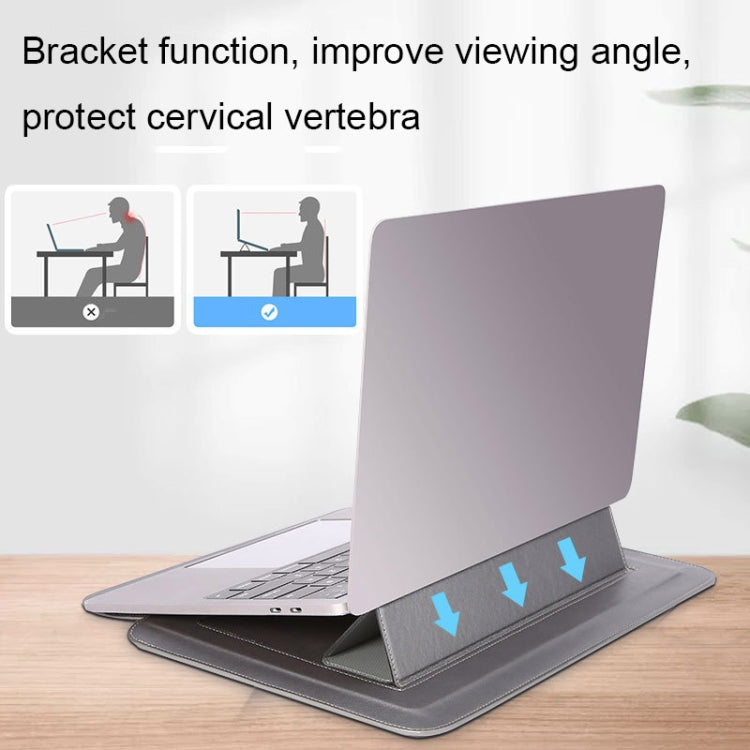 HL0066-005 Multifunctional Stand Laptop Bag, Size: 13 inches(Blue with Power Bag) by bashfashion