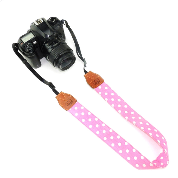 Multi-color Shoulder Neck Strap SLR Retro Camera Shoulder Strap(Rose Pink) by bashfashion