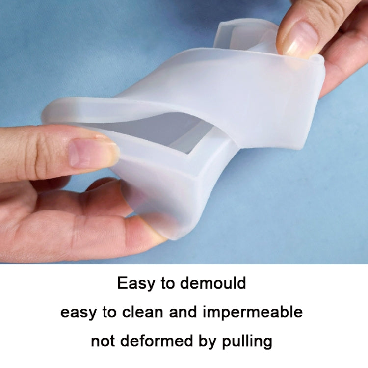 DIY Crystal Epoxy Storage Box Silicone Mould, Specification: Square Coaster Box Set by bashfashion