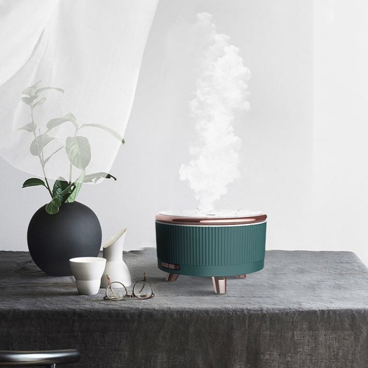 Ultrasonic Aromatherapy Diffuser Humidifier Essential Oil Diffuser US Plug(Purple Flower Dot) by bashfashion