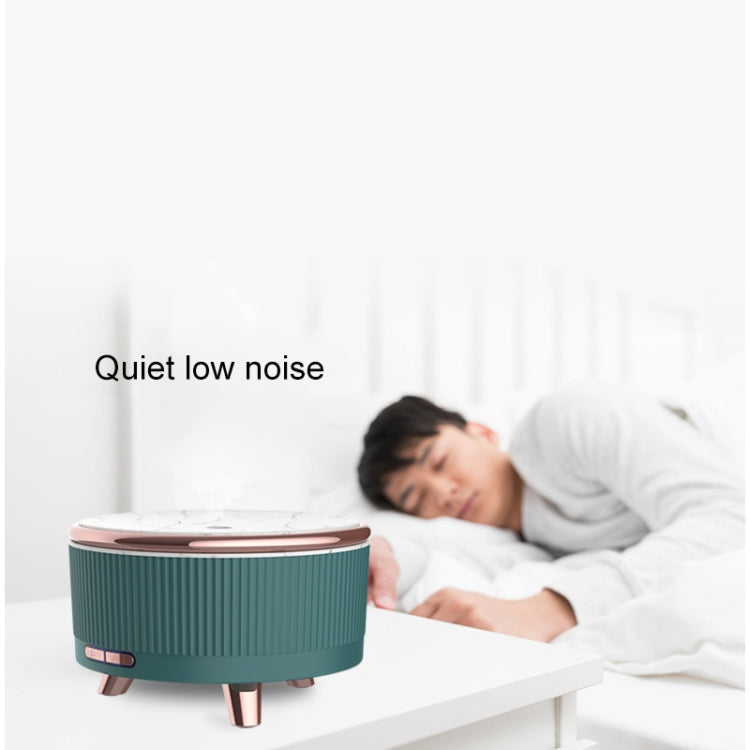 Ultrasonic Aromatherapy Diffuser Humidifier Essential Oil Diffuser EU Plug(Dark Green) by bashfashion
