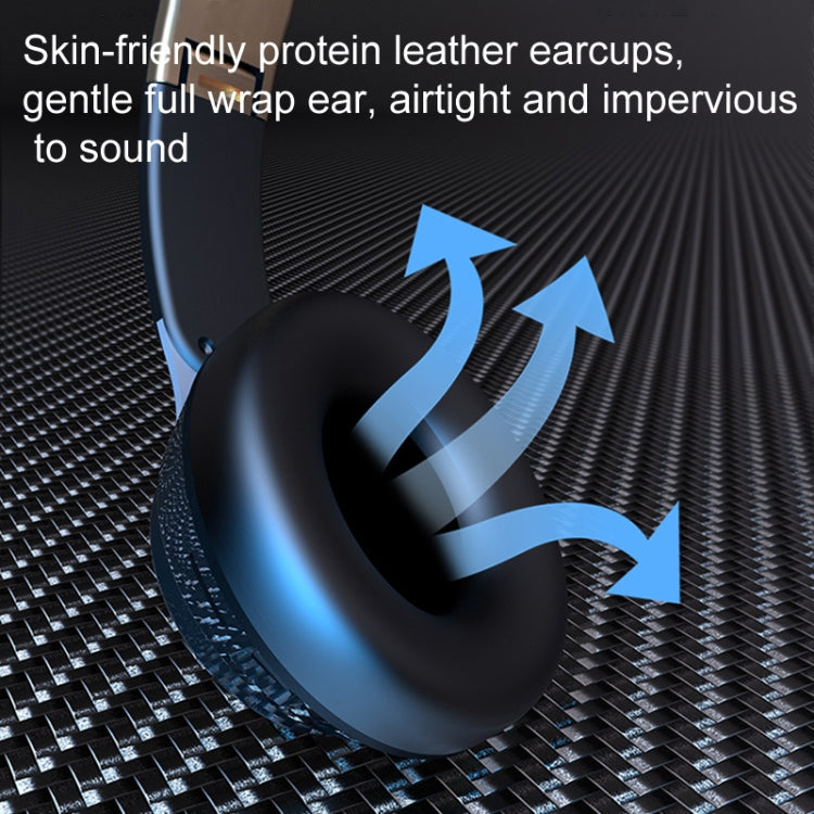 FG-07S Foldable Wireless Headset With Microphone Support AUX/TF Card(Black) by bashfashion