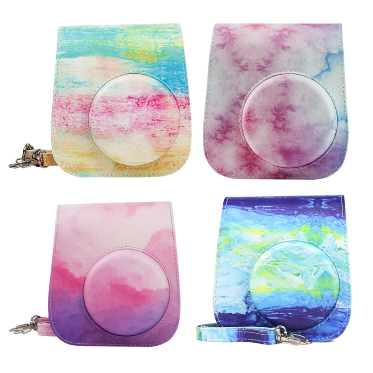 For Instax Mini11 / 9 / 8 PU Cortex Retro Camera Bag Protective Cover(Fantastic Cloud) by CAIUL